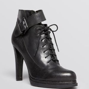 FRENCH CONNECTION -Lace Up Platform Booties -Sasha